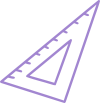 Triscale shape icon